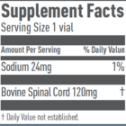 Spinal Cord Peptides Supplement Facts